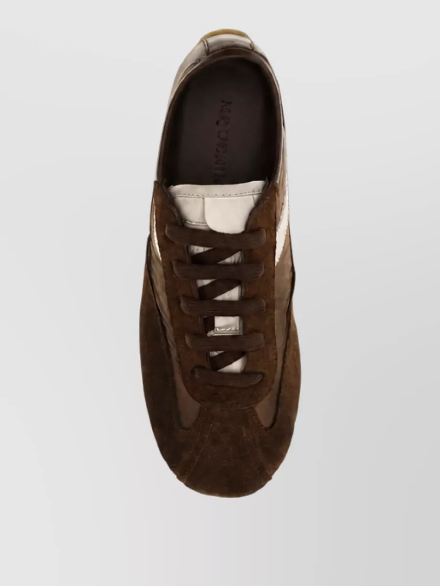 Alexander Mcqueen Suede Leather Lace-Up Sneakers