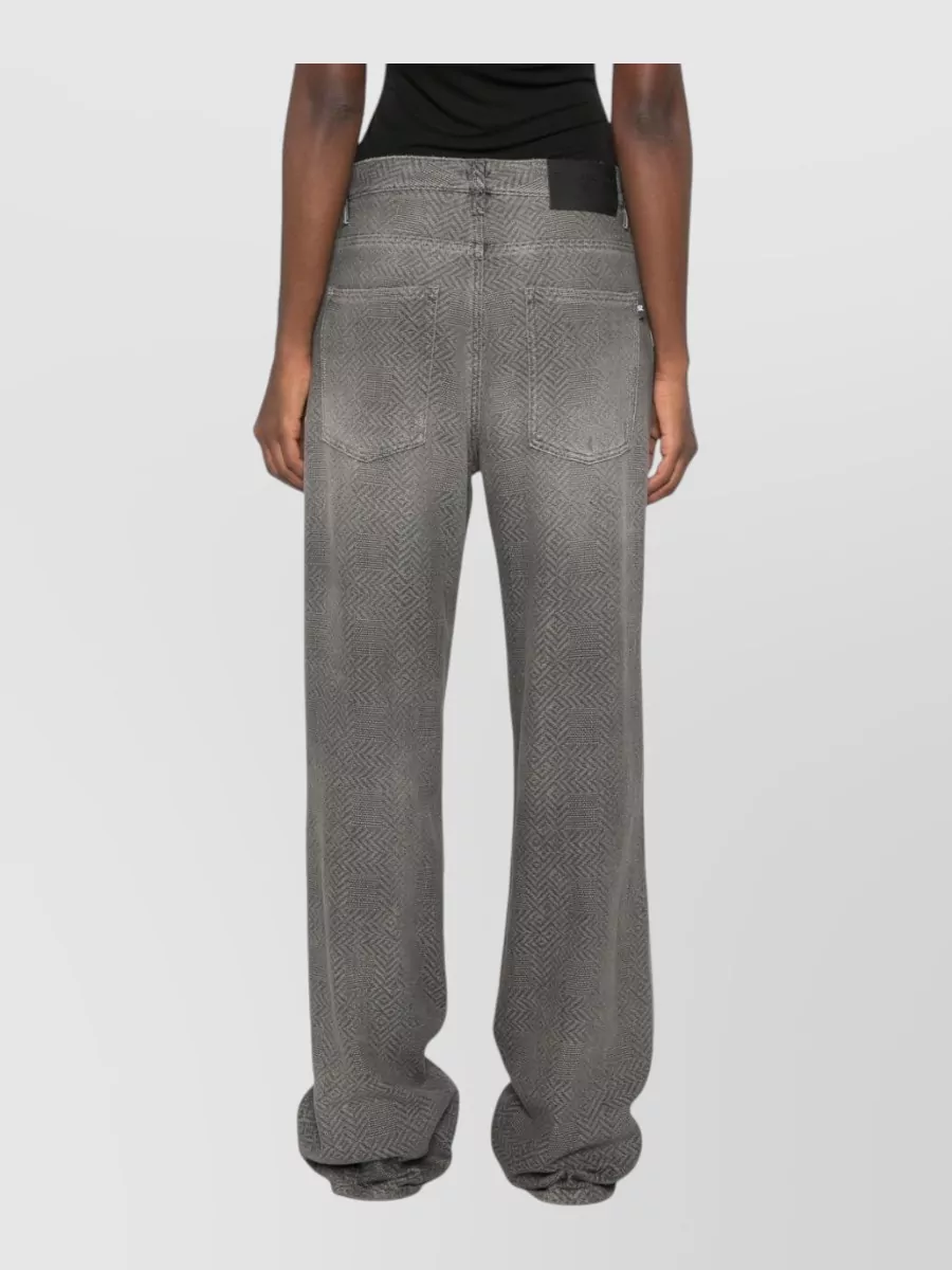 Ermanno Scervino Herringbone Baggy Jeans