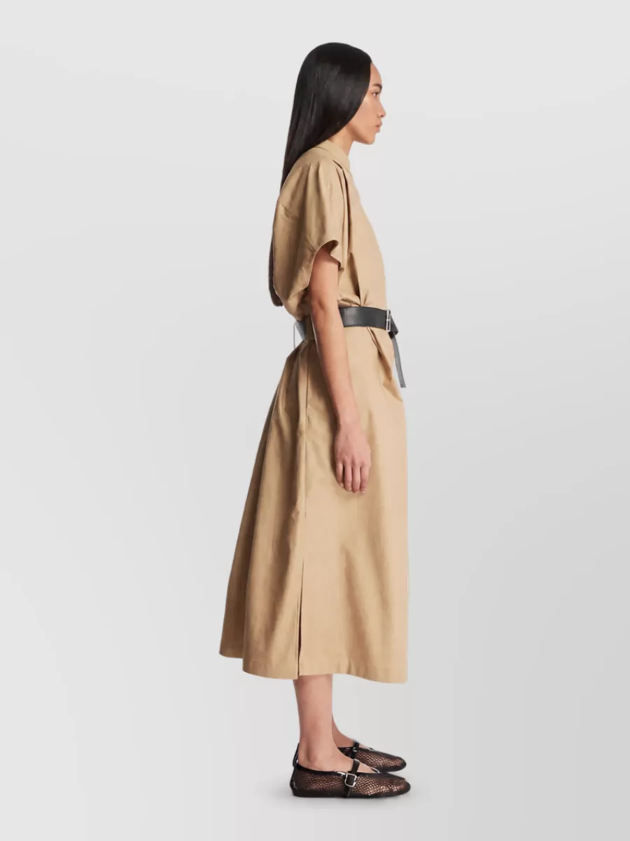 Jil Sander Cotton Midi Dress