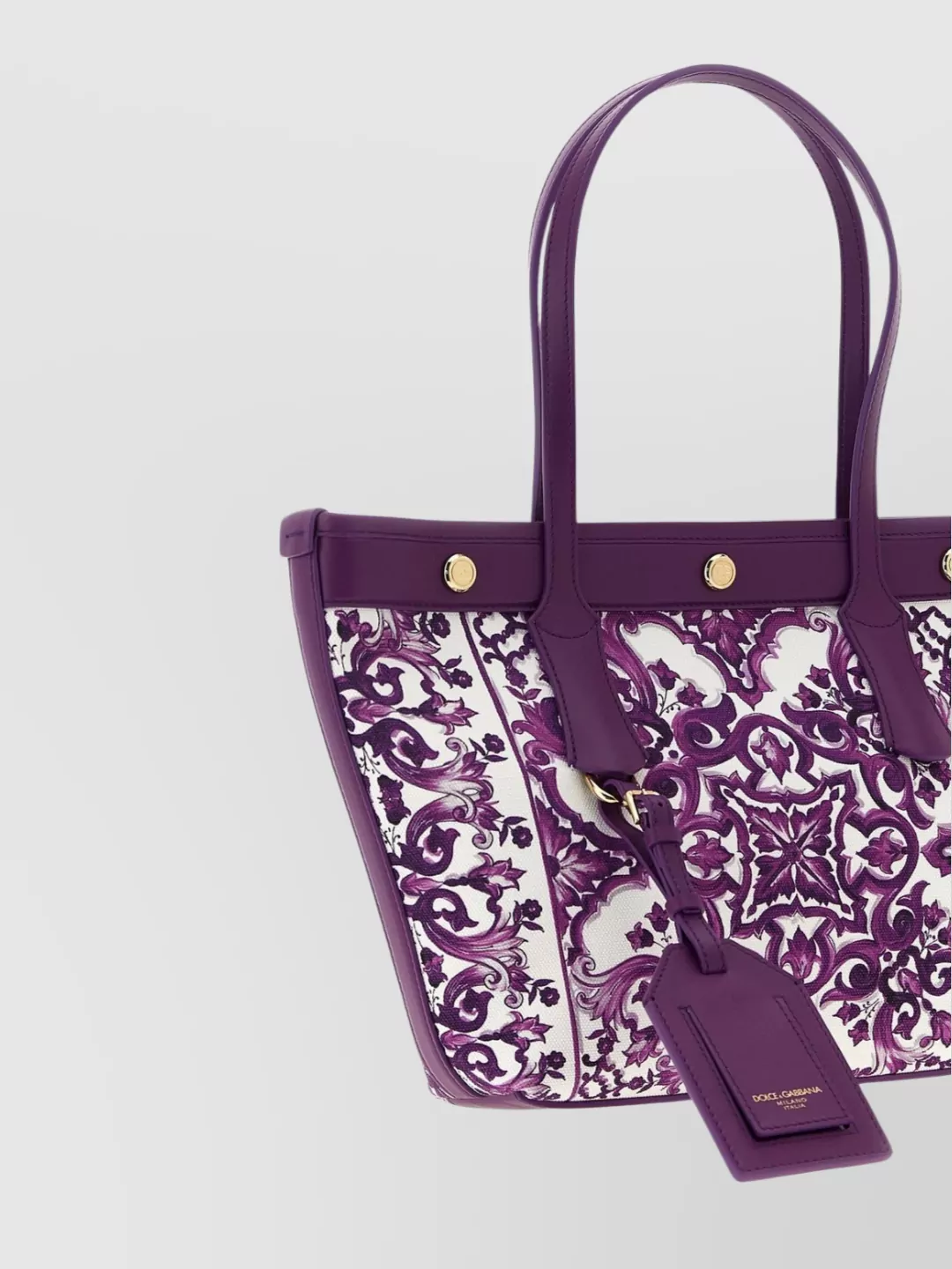 Dolce&Gabbana 'Atene' Printed Tote Bag With Top Handles