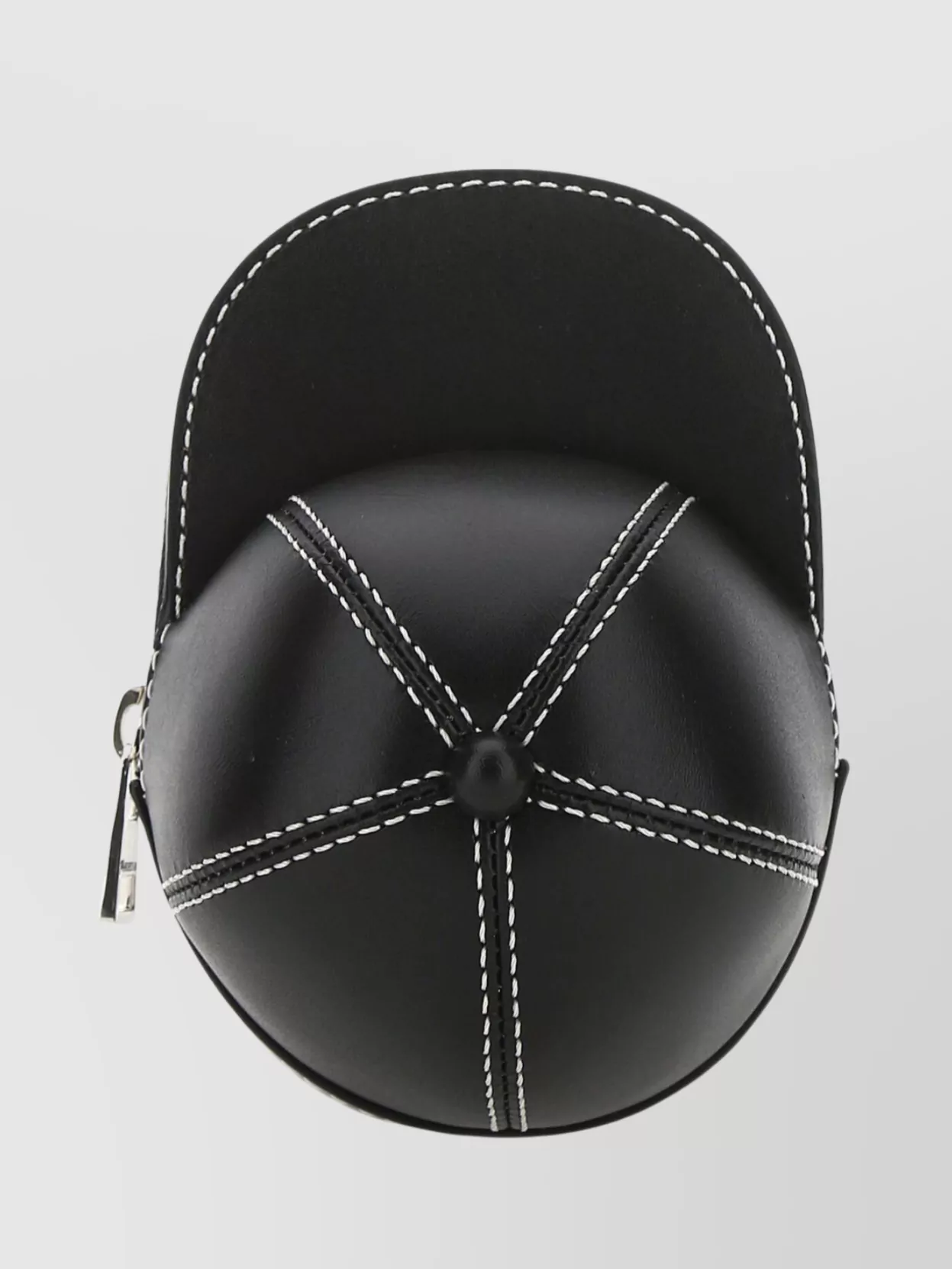 Shop Jw Anderson Nano Cap Leather Crossbody In Black