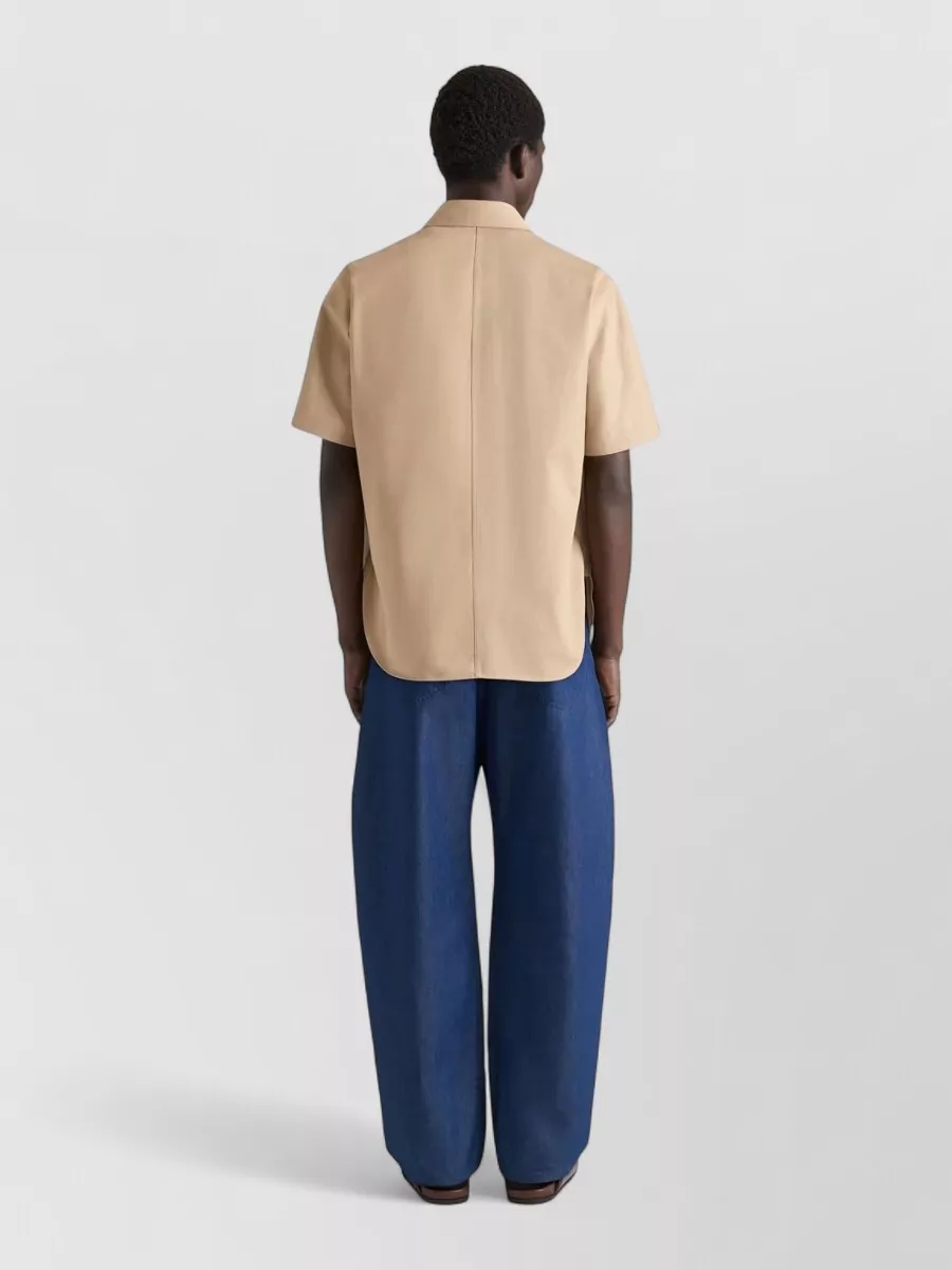 Givenchy Couture Cotton Shirt Paris Logo Patch