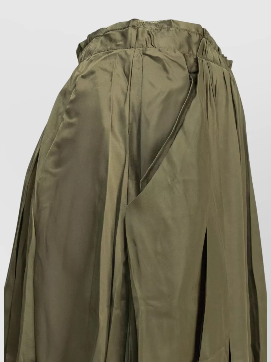 Sa Su Phi Viscose Pleated Maxi Skirt