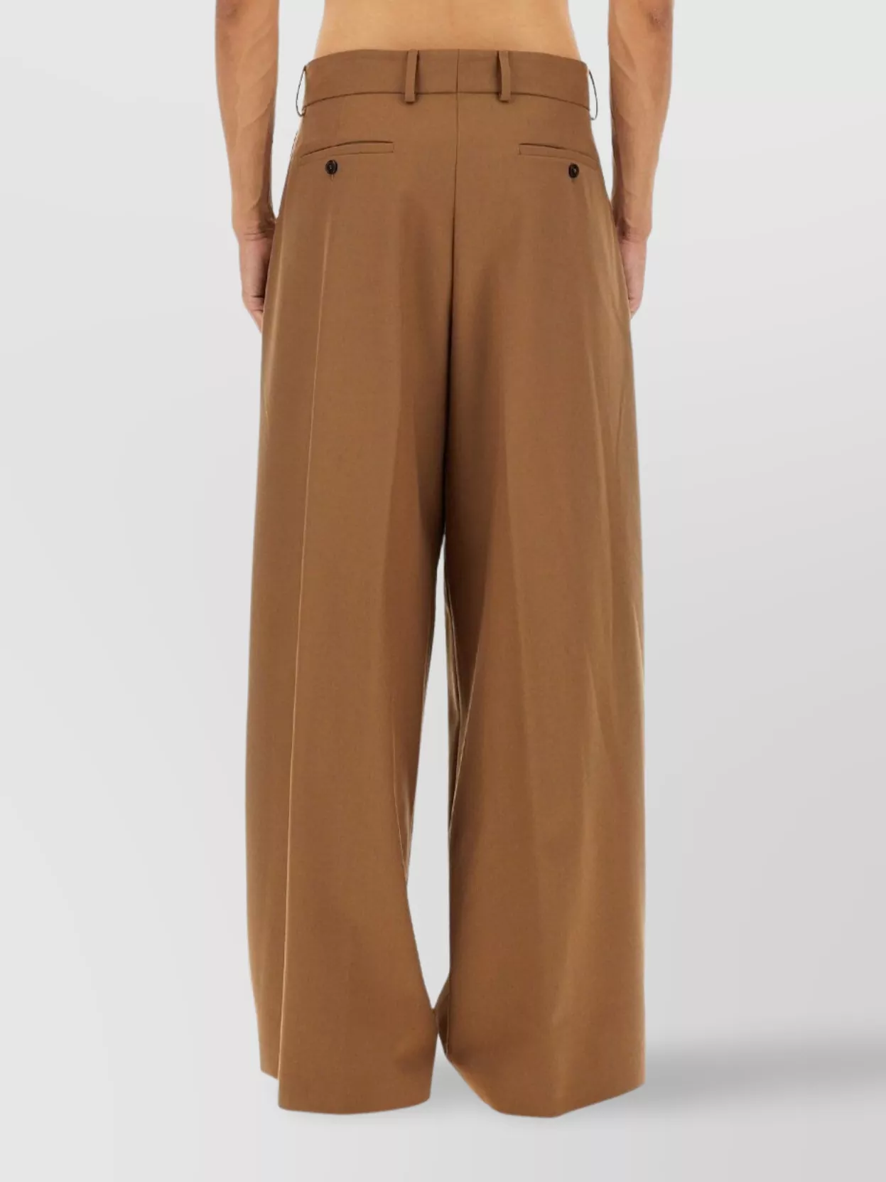 Dries Van Noten Wide Leg Trousers Featuring Pleats