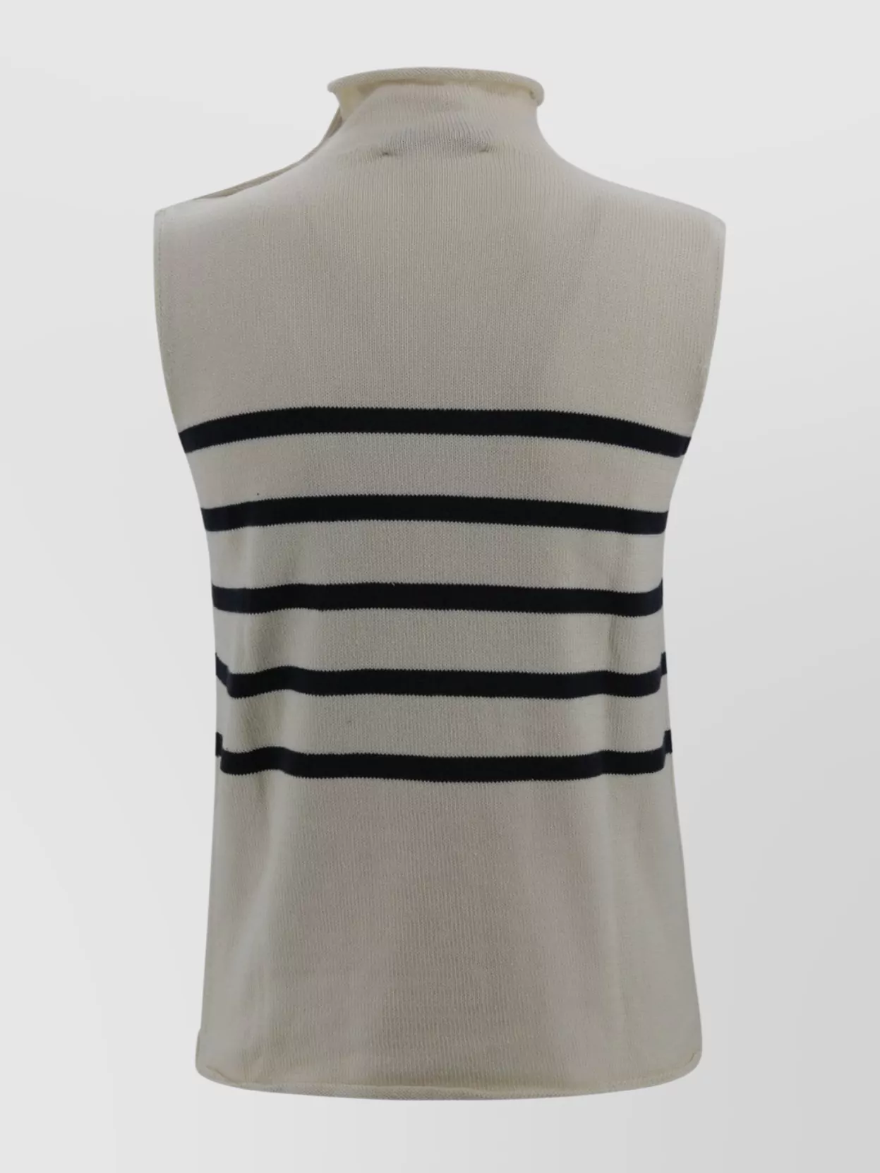 Weekend Max Mara Knit Gilet Sleeveless Striped Pattern In Multi