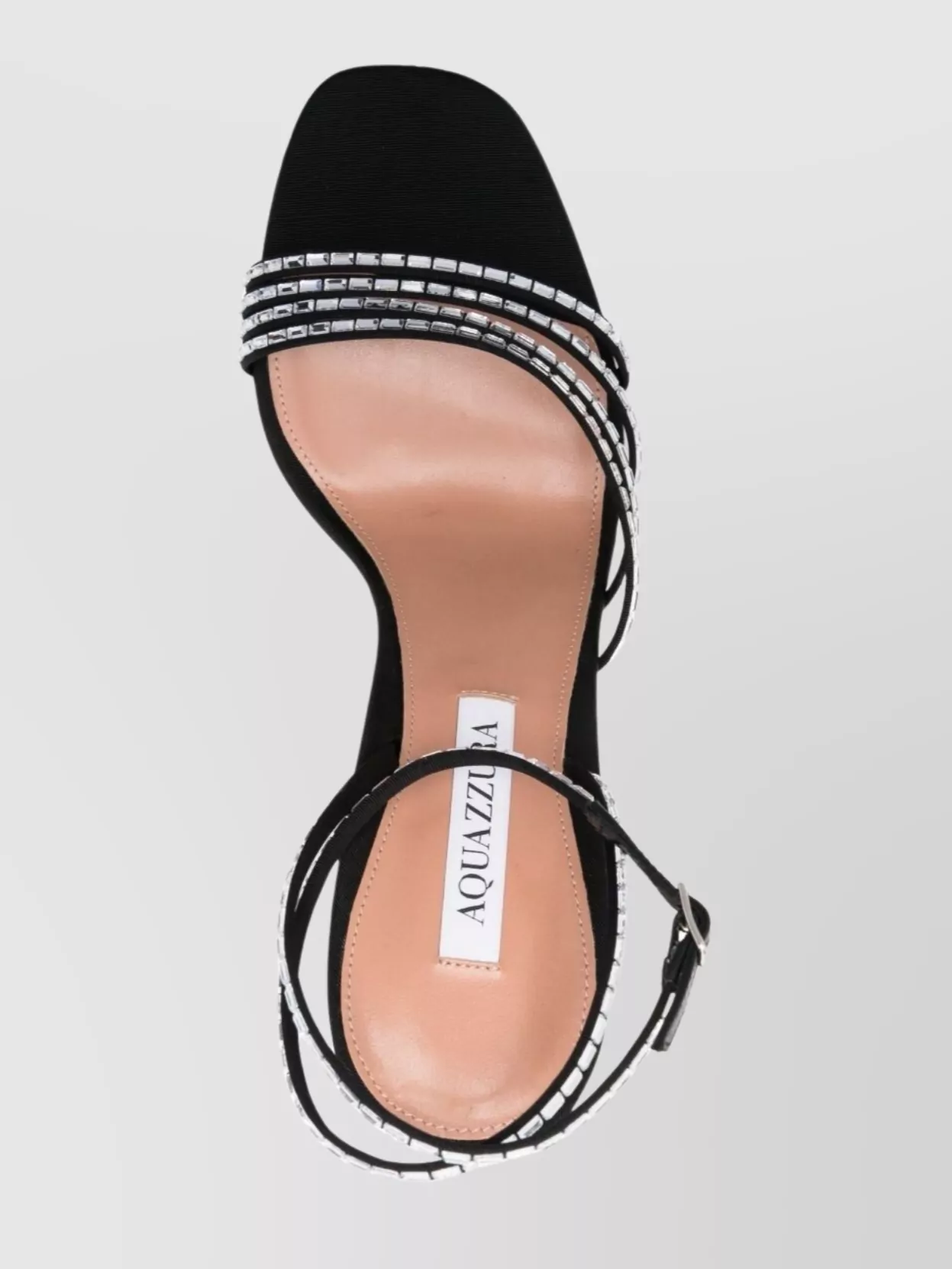 Aquazzura Embellished Fabric Mistica Sandals