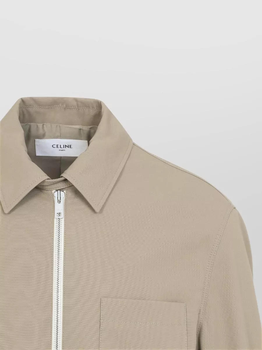 Celine Cotton Single Breasted Coat