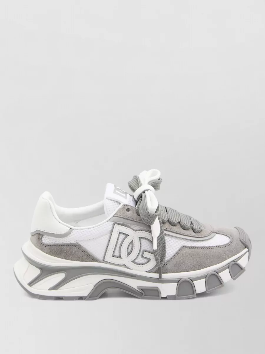 Dolce&Gabbana Leather Country Road Low-Top Sneakers