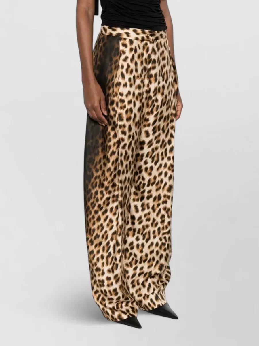 Sportmax Silk Wide-Leg Trousers