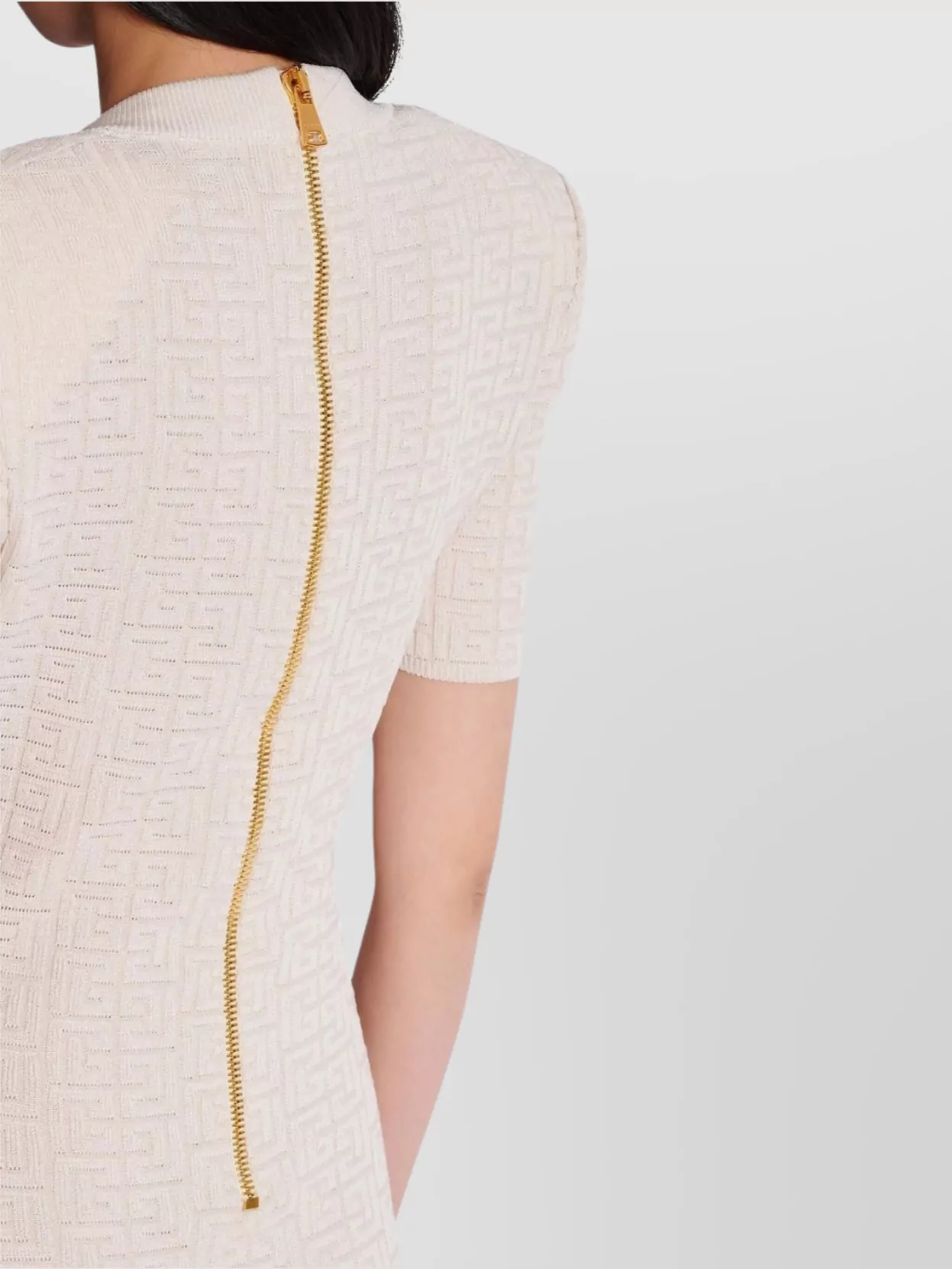 Balmain Knit Dress Square Neckline