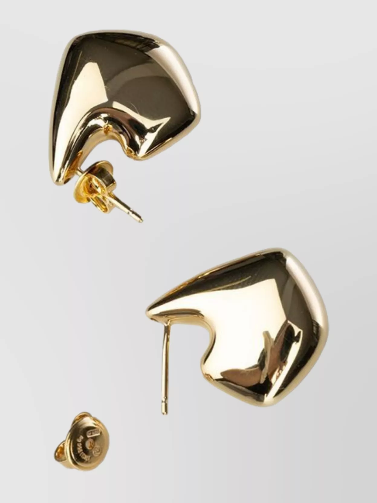 Bottega Veneta Unique Stud Earrings Polished Finish