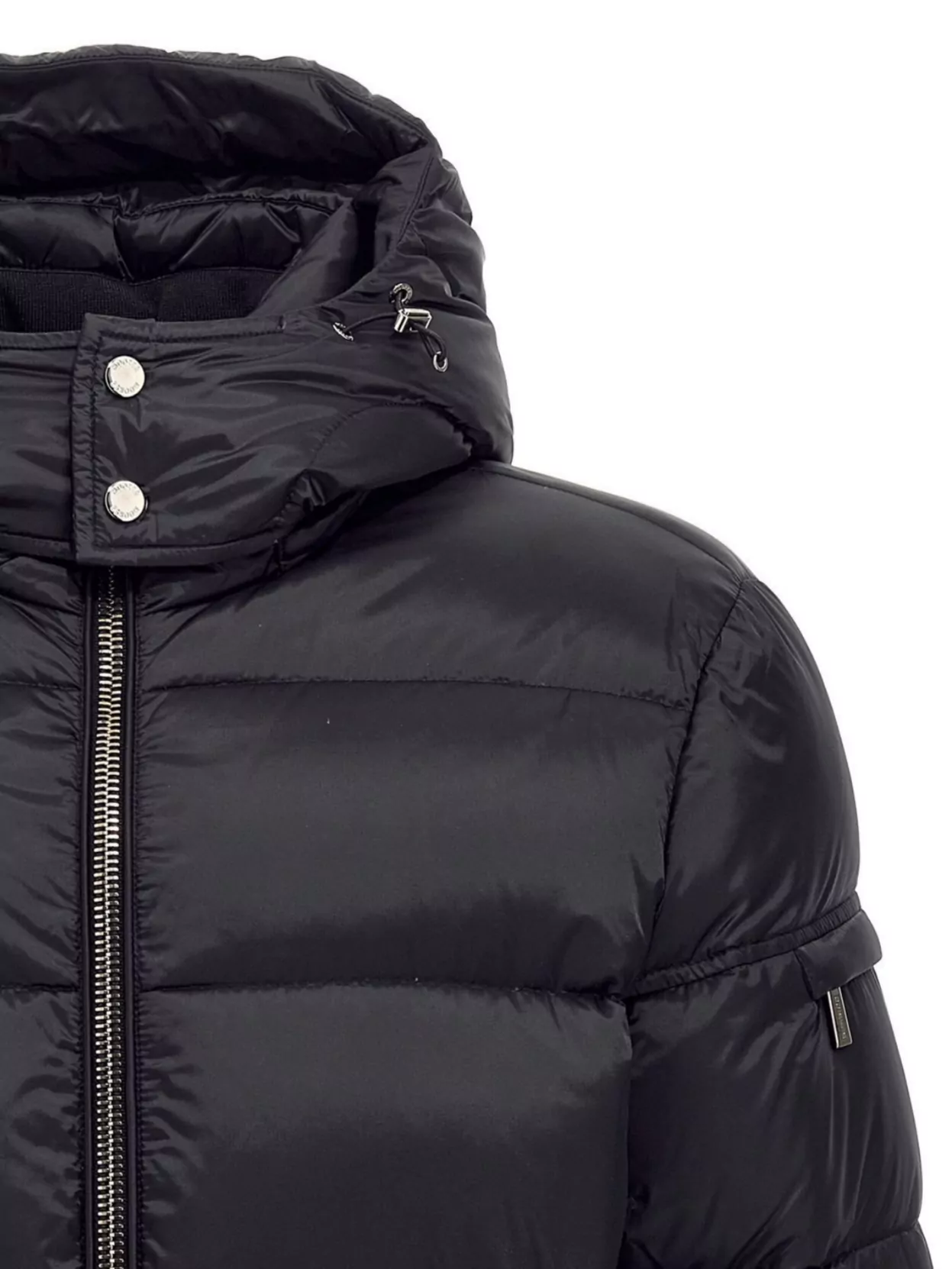 Moorer 'brett' Bomber Jacket With Hood And Quilted Pattern