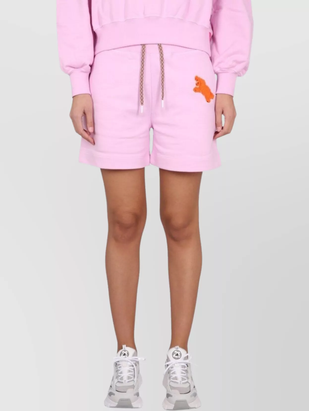 CANADA GOOSE MUSKOKA EMBROIDERED ELASTIC WAISTBAND SHORTS 