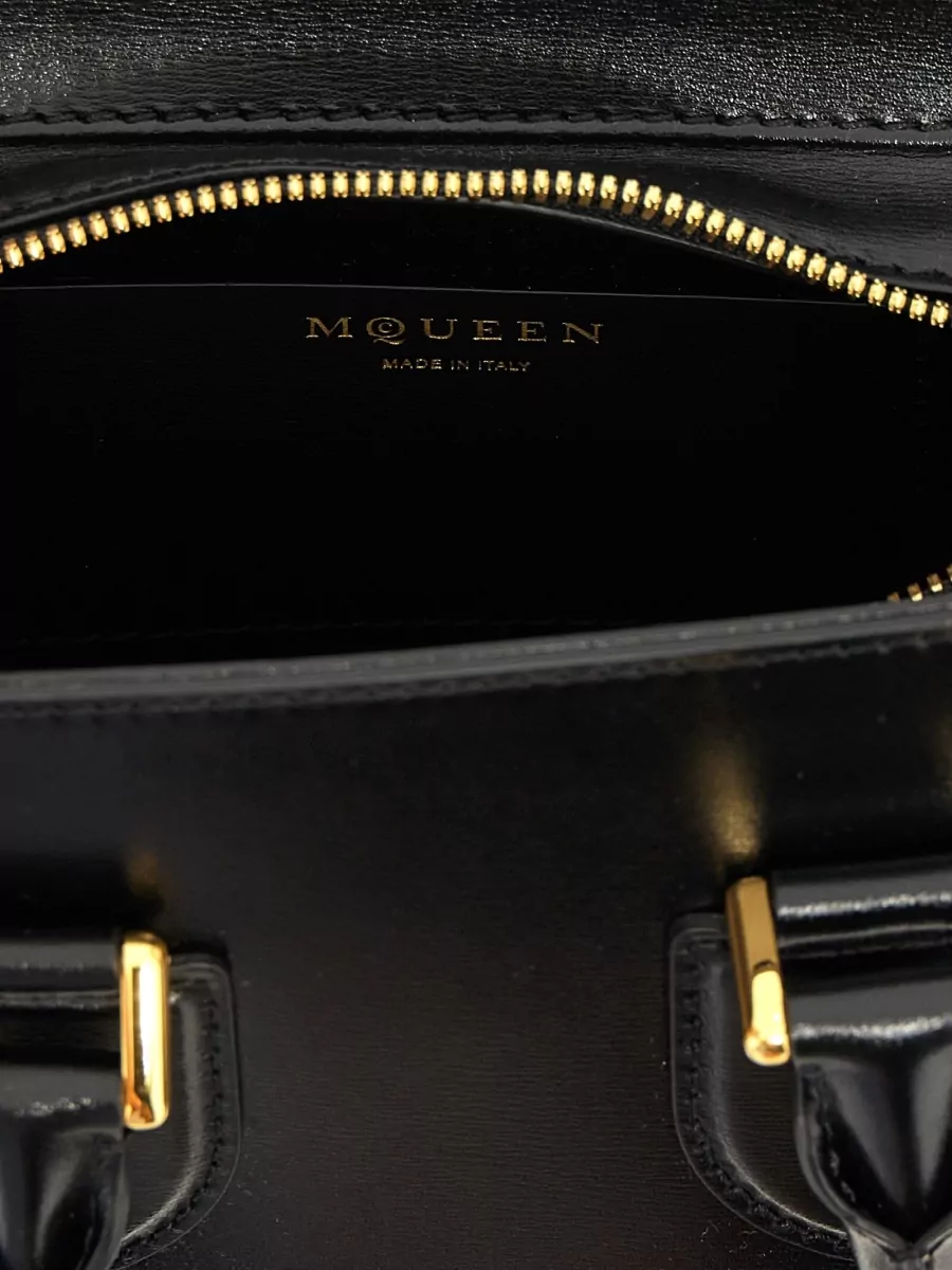 Mc Queen Leather Mini Shoulder Bag