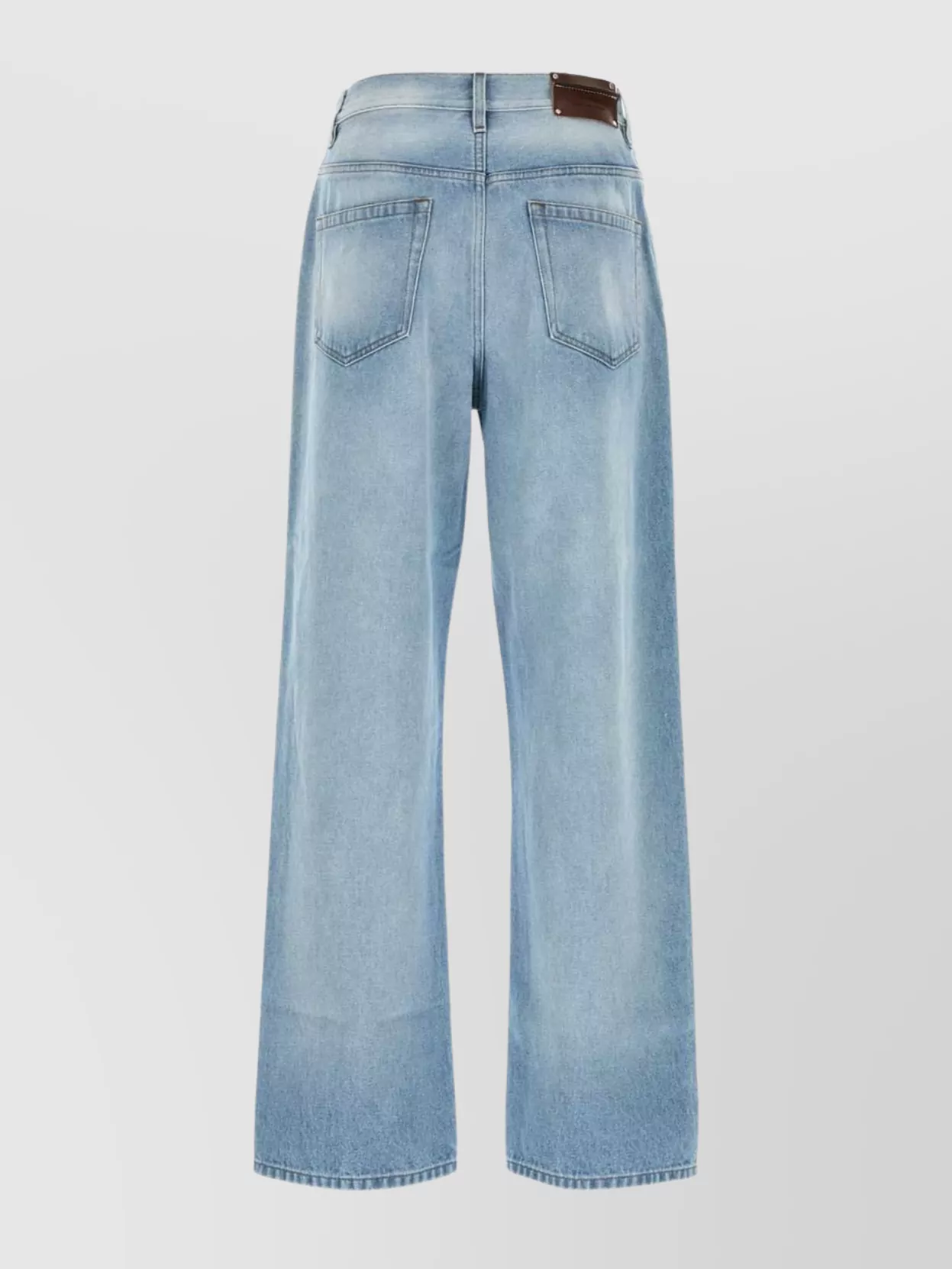 Dries Van Noten Five-pocket Denim Trousers Featuring Belt Loops In Blue
