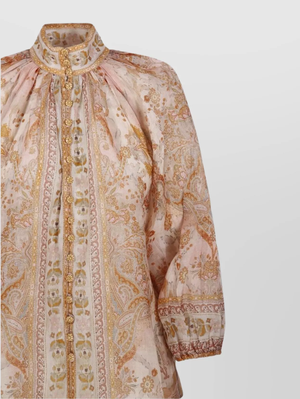 Shop Zimmermann Acacia Print Billow Blouse