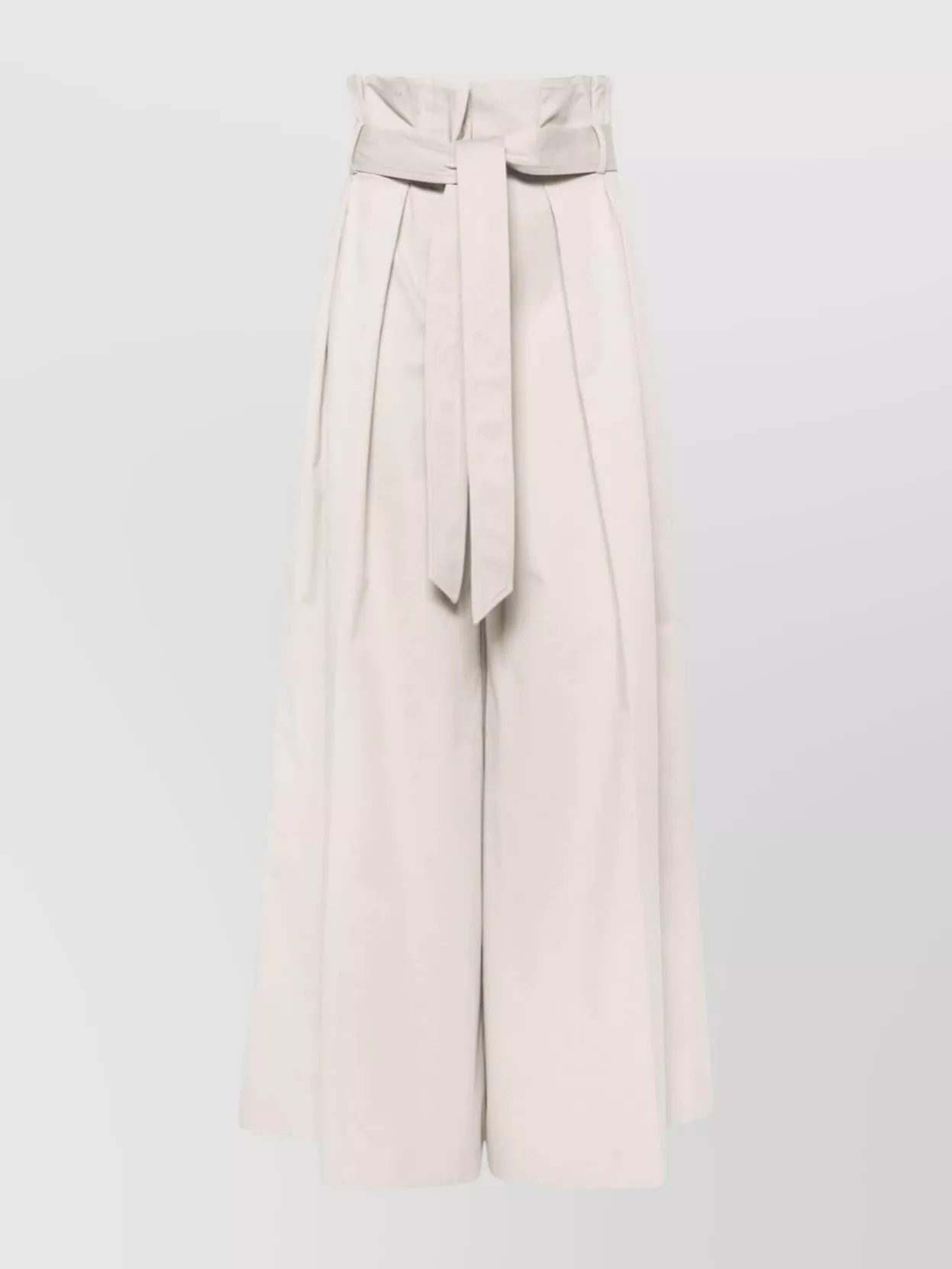 Shop Moschino Straight Cotton Blend Trousers