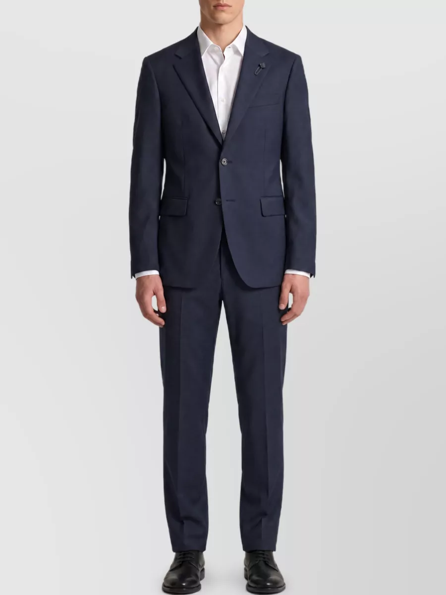 Lardini Virgin Wool Single-Breasted Suit