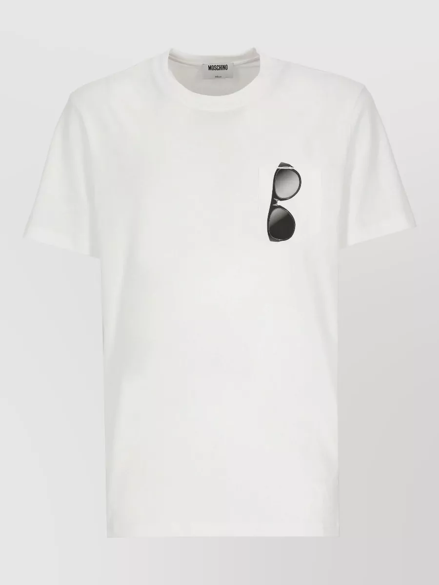 Moschino cotton printed short-sleeve t-shirt