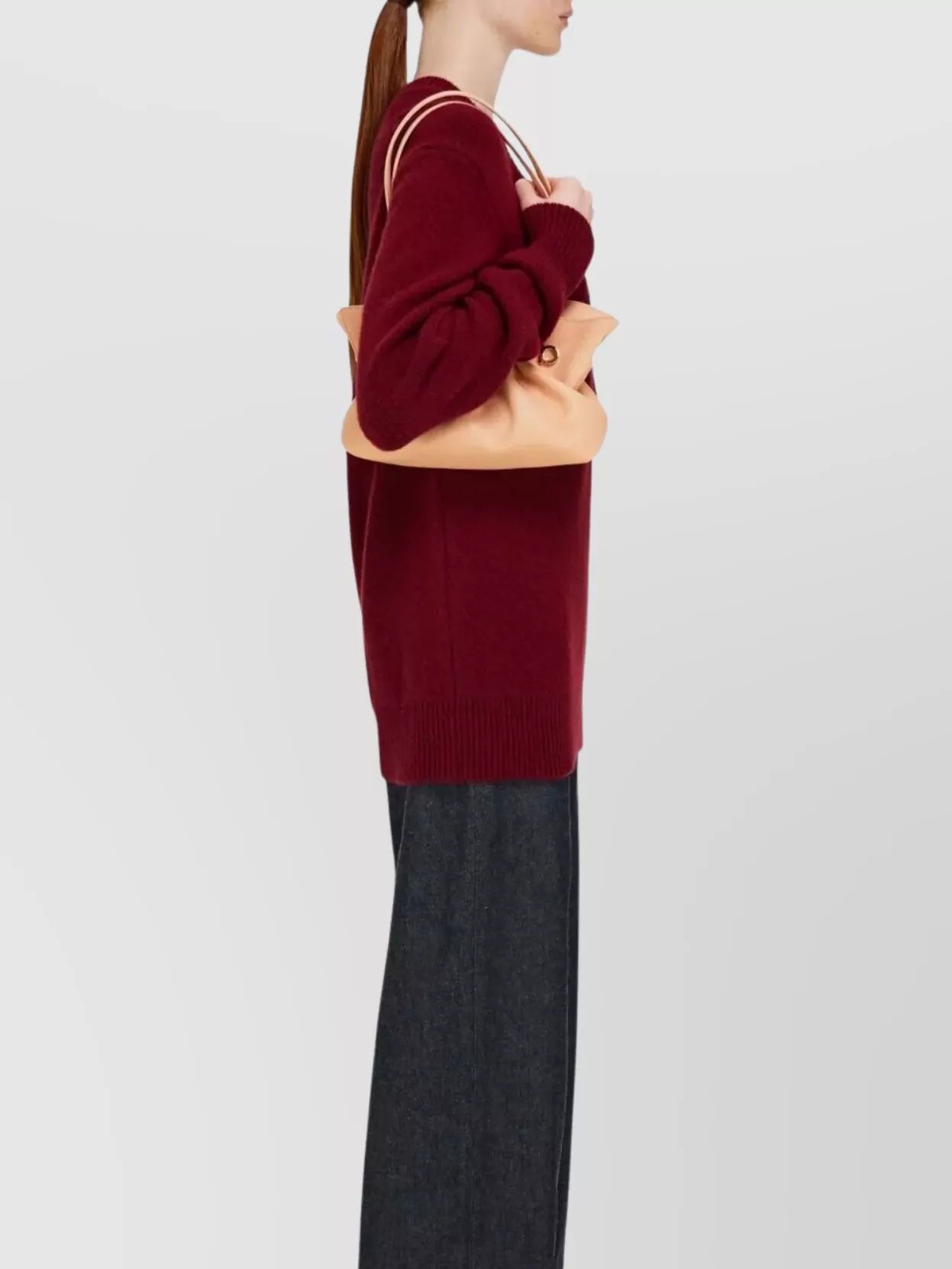 Ferragamo Small Soft Bag Chain Detail