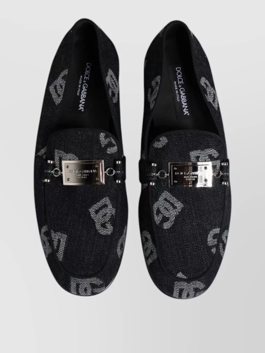 Dolce&Gabbana Logo-Print Loafers