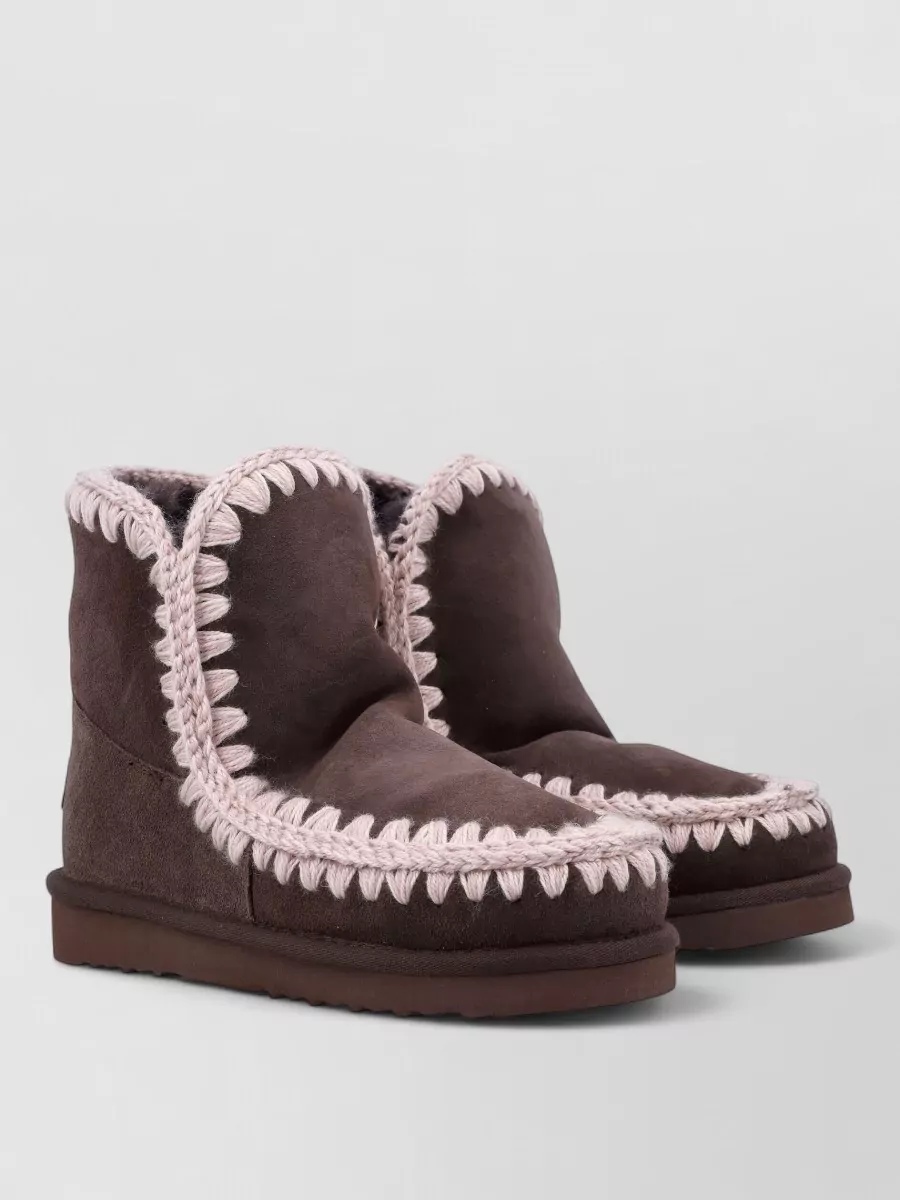 Mou Sheepskin Mid-Calf Boots