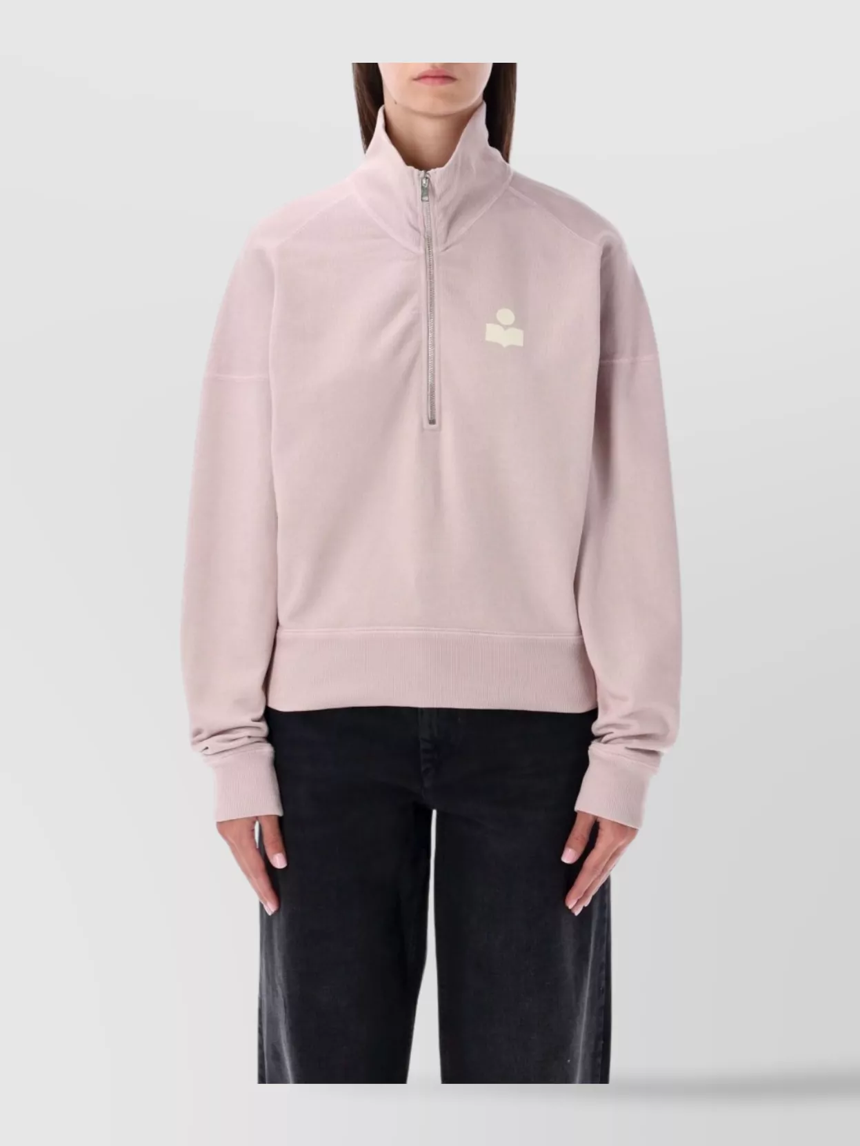 Isabel Marant Étoile Sweatshirt Isabel Marant Etoile Woman Color Ecru In Pink