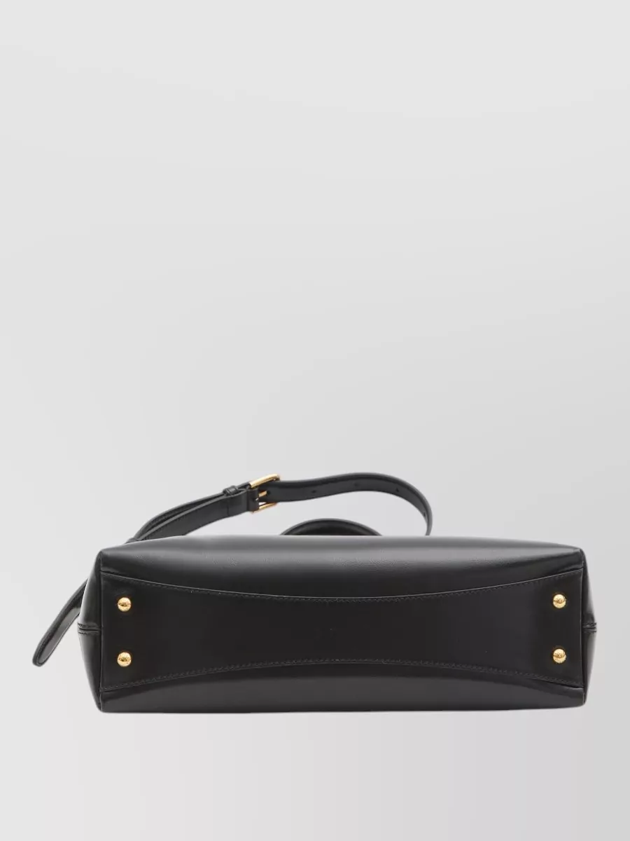 Dolce&Gabbana Vittoria Leather Tote Bag Top Handle