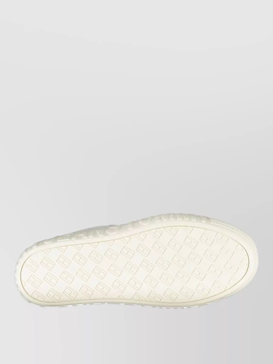 Tommy Hilfiger Leather Platform Lace-Up Sneakers