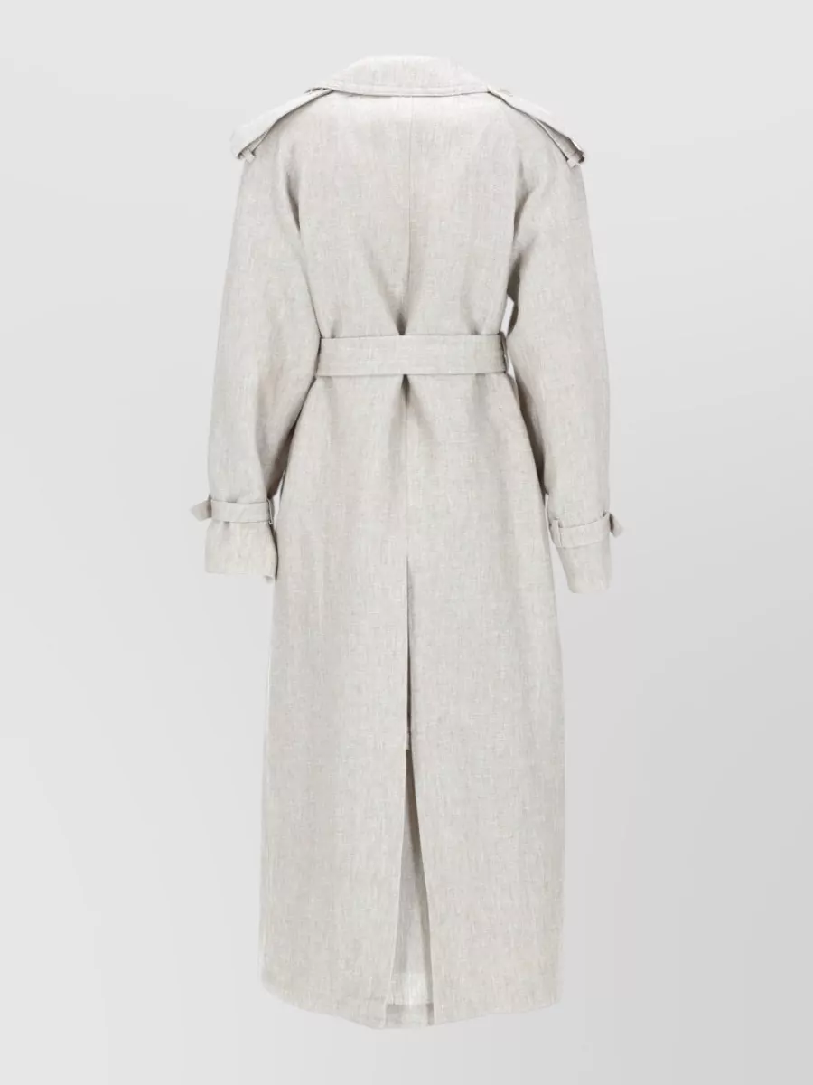 Max Mara Linen Double-Breasted Jacket