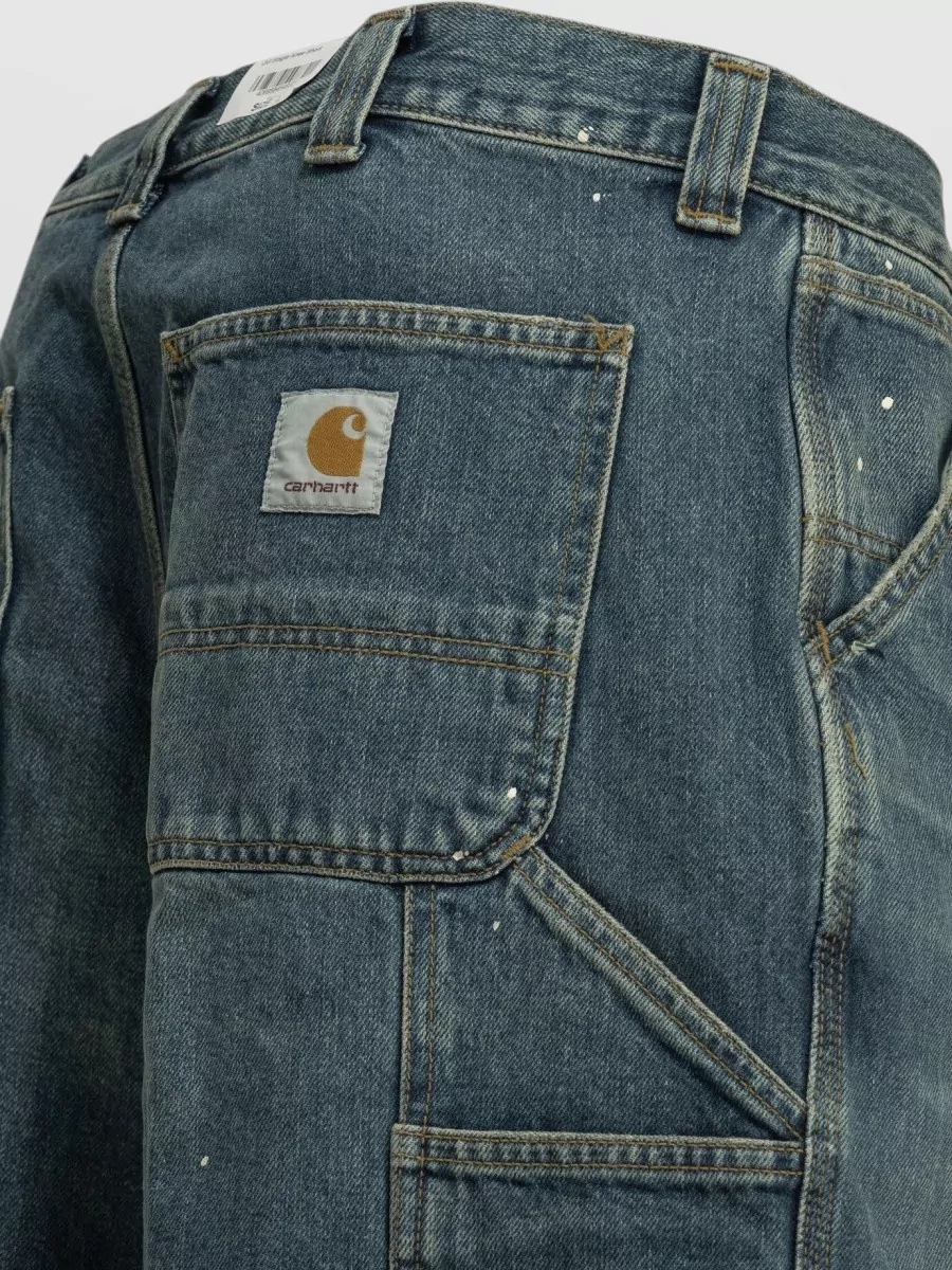 Carhartt Wip Denim Loose-Fit Utility Shorts
