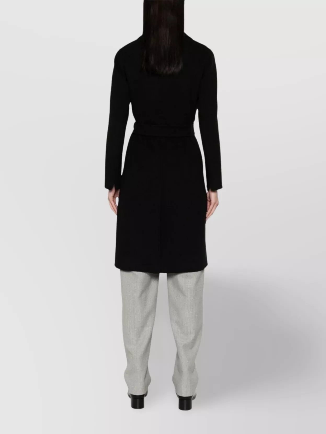 's Max Mara Wool Coat With Detachable Waist Strap