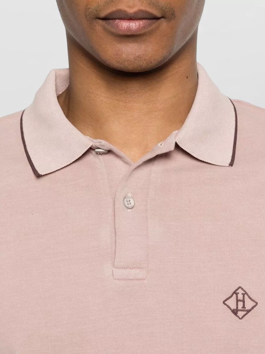 Herno Cotton Logo-Embroidered Short-Sleeve Polo Shirt