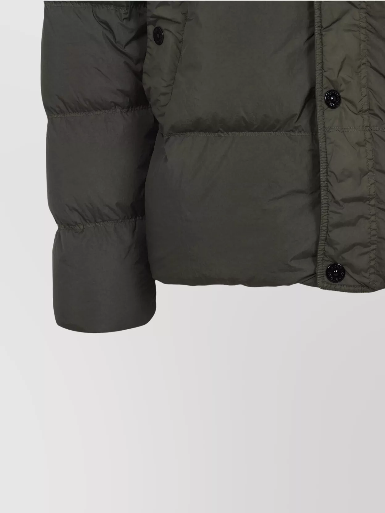Stone Island Quilted Nylon Jacket Hidden Elements
