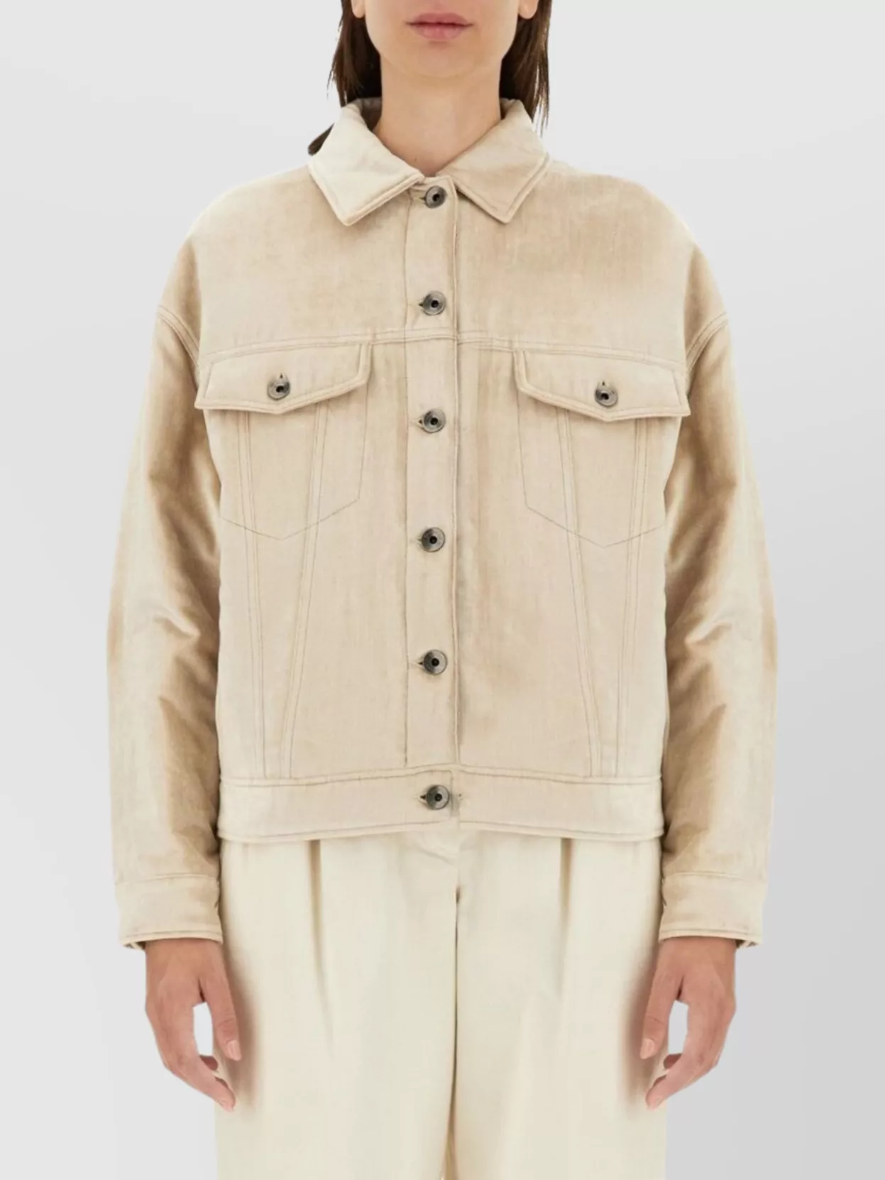 Brunello Cucinelli Jacket Quilted Adjustable Hem
