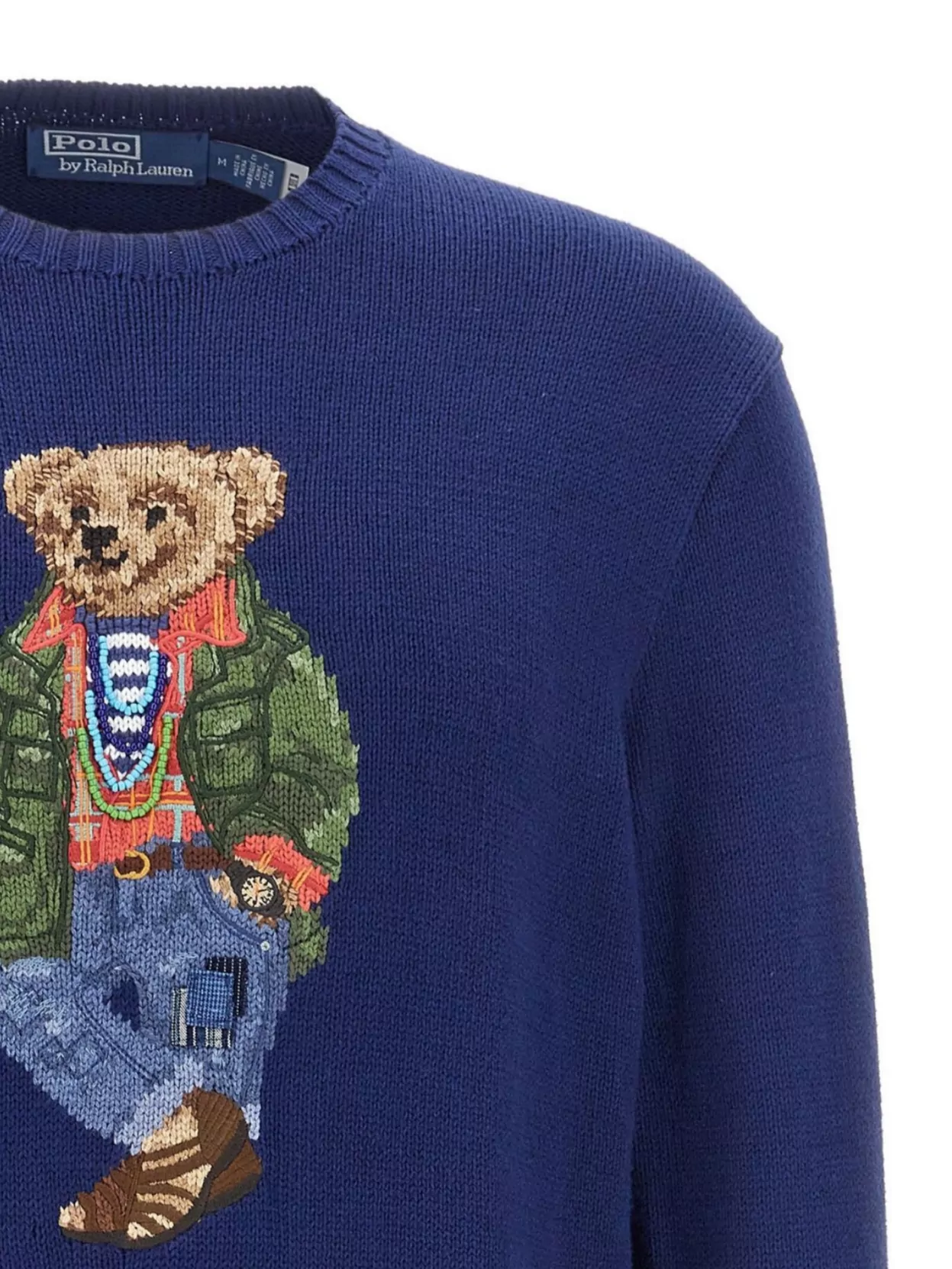 Polo Ralph Lauren Bear Crew Neck Embroidered Sweater