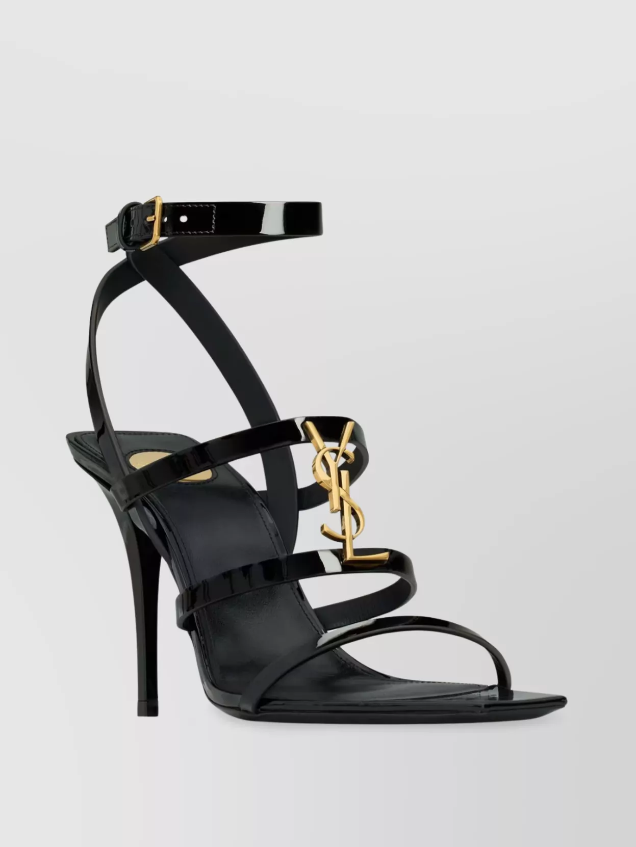 Saint Laurent Cassandra 90 Open Toe Sandals