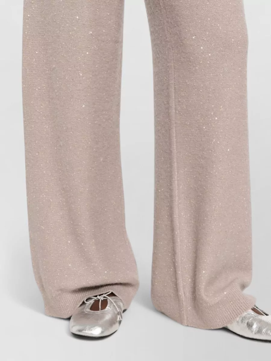 Fabiana Filippi Cashmere Blend Straight-Leg Knitted Trousers