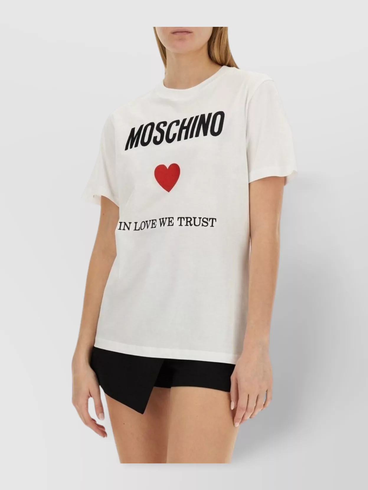Moschino Graphic Logo Crew Neck T-Shirt