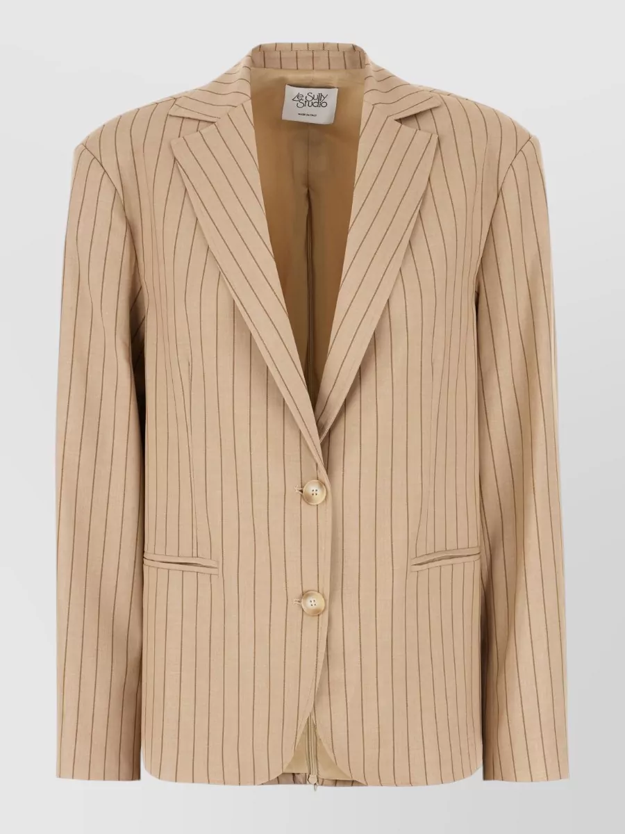 Le Sully Studio Embroidered stretch blazer
