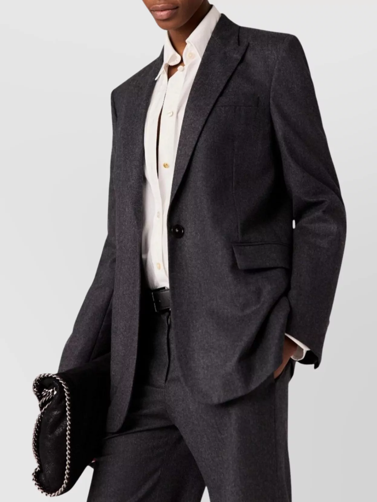 Stella Mccartney Tailored Flannel Boyfriend Jacket