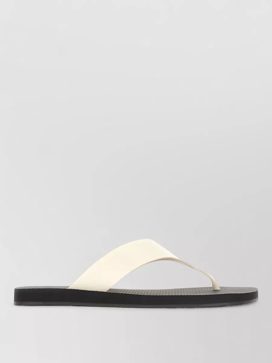 The Row Leather Thong Sandals