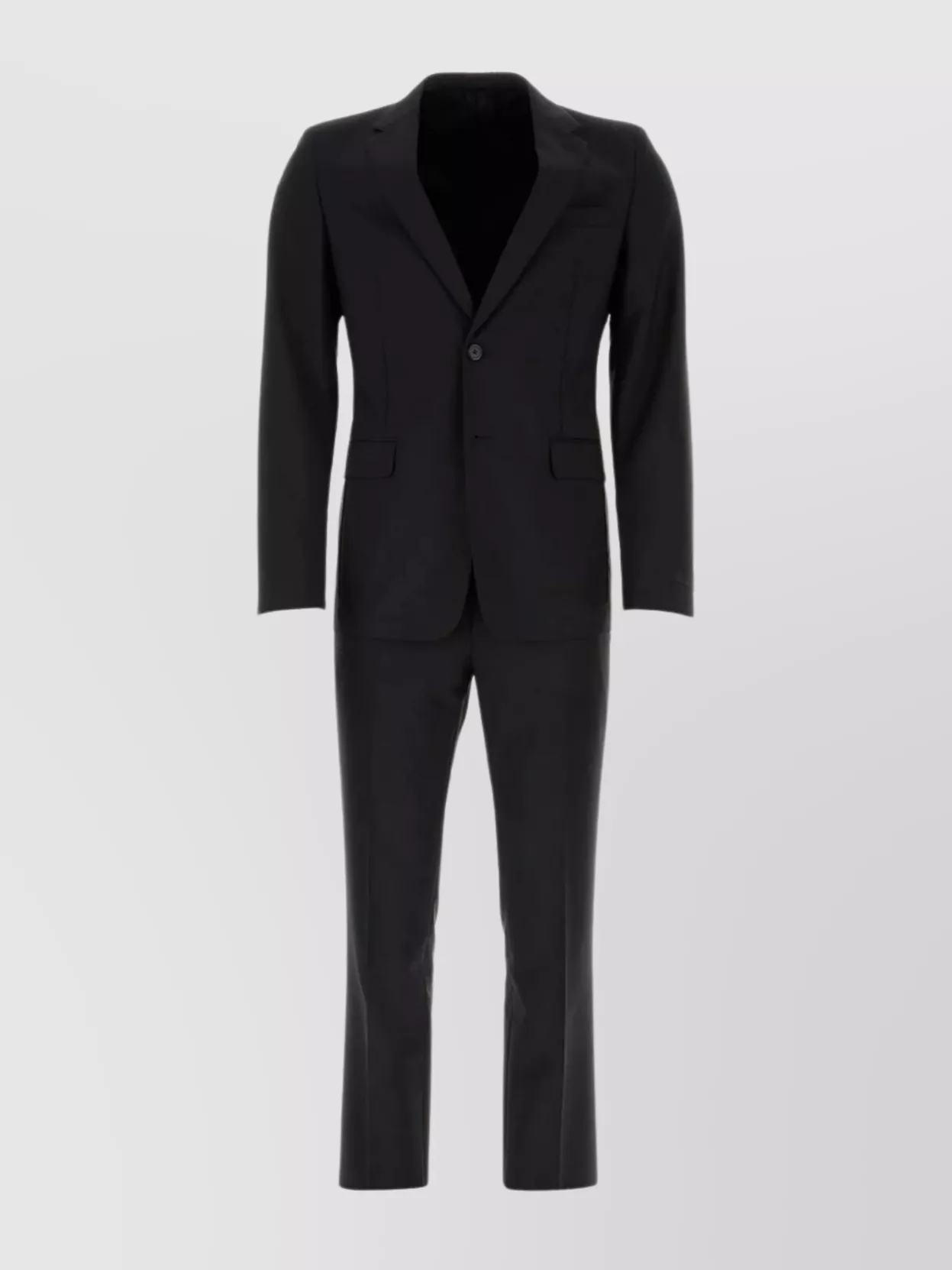 Shop Prada Suit Wool Blend Notch Lapels