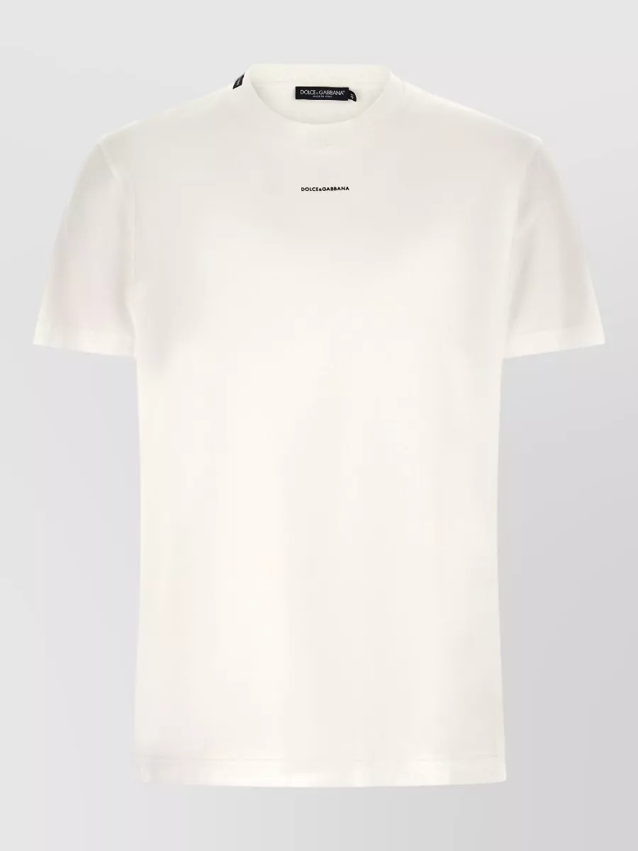 Dolce&Gabbana cotton crew neck short-sleeve t-shirt
