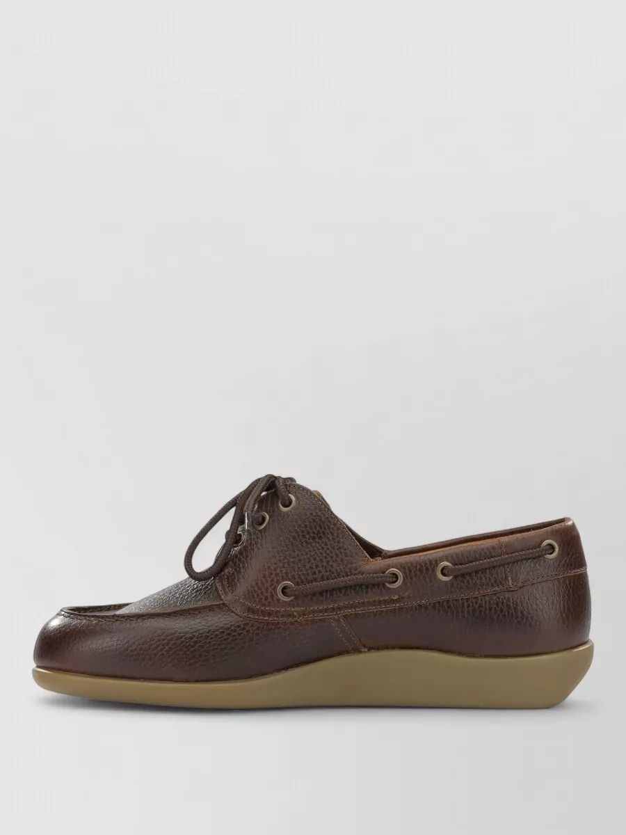 Sebago Leather Lace-Up Boat Shoes