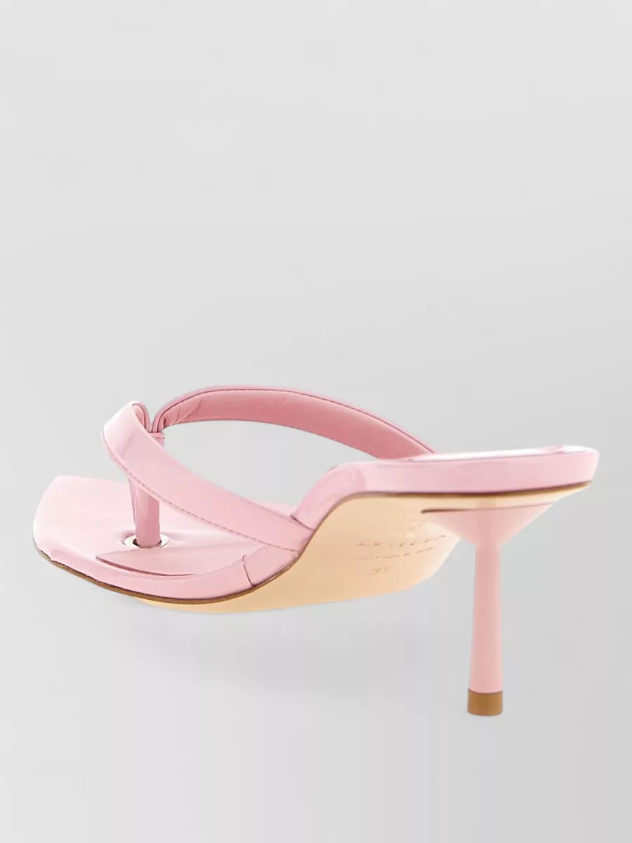 Le Silla Vinyl Stiletto Sandals