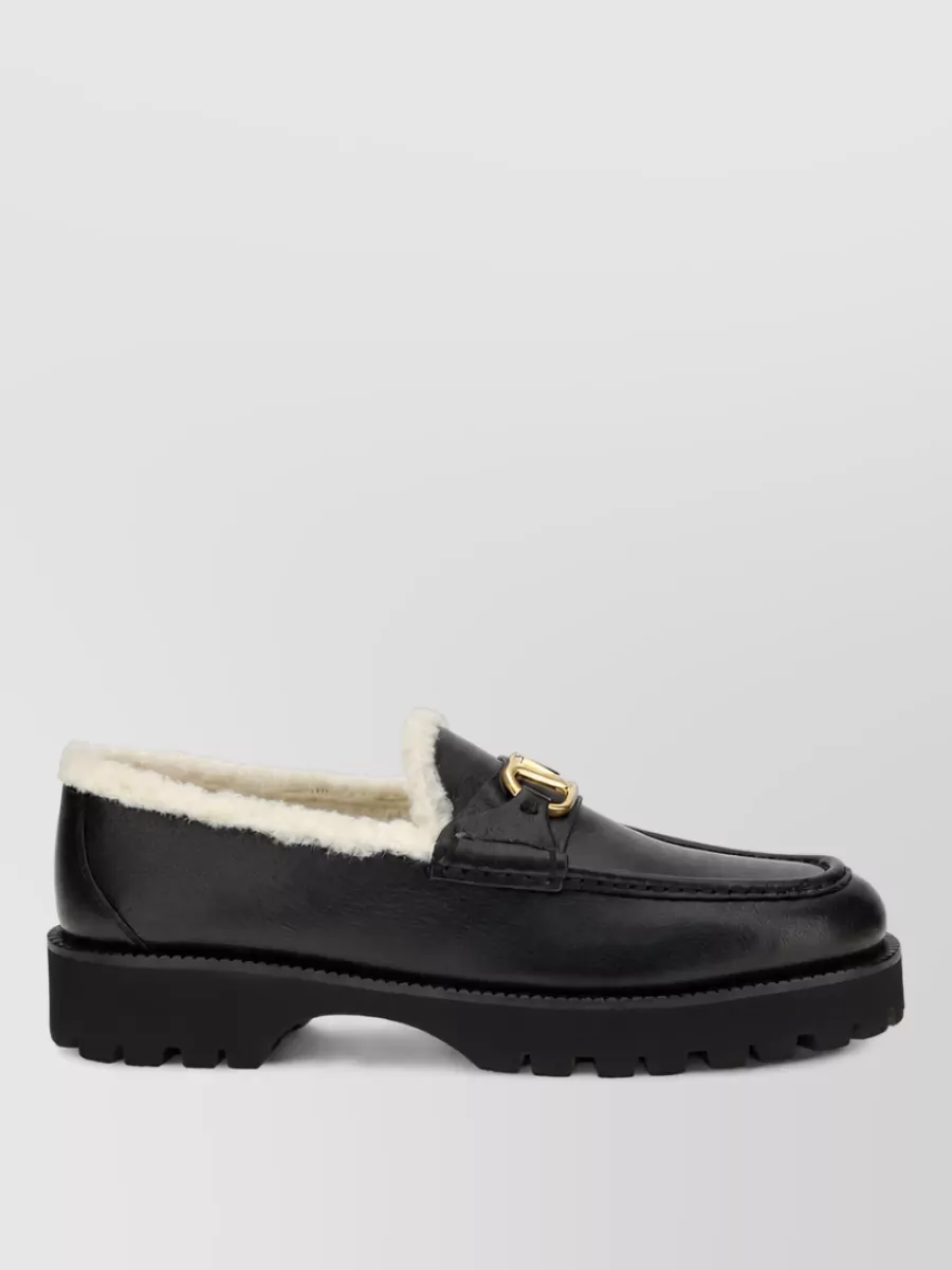 Valentino Garavani leather loafers