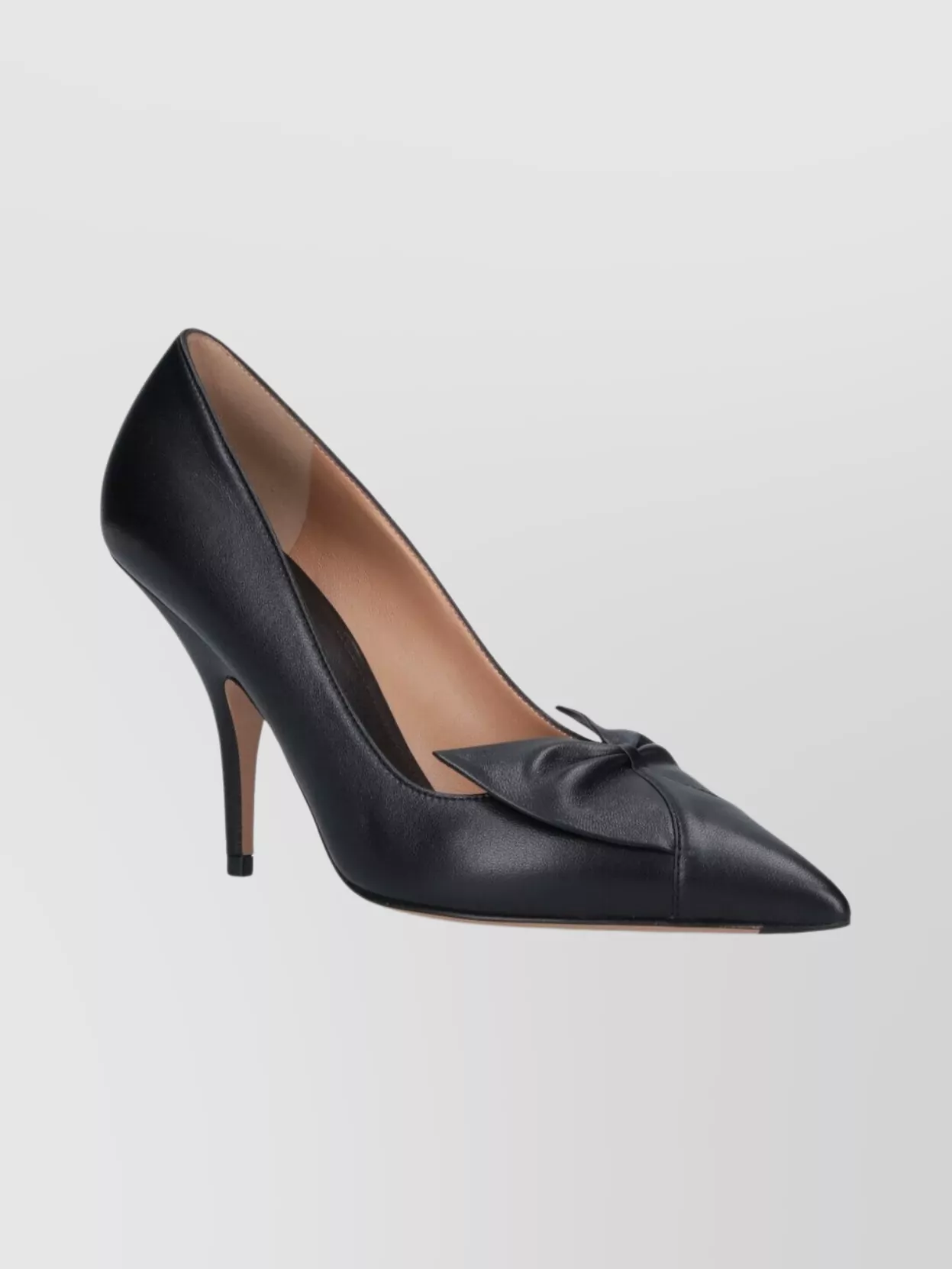 Ferragamo Stylish Pumps With Pointed Toe And Bow In Multi