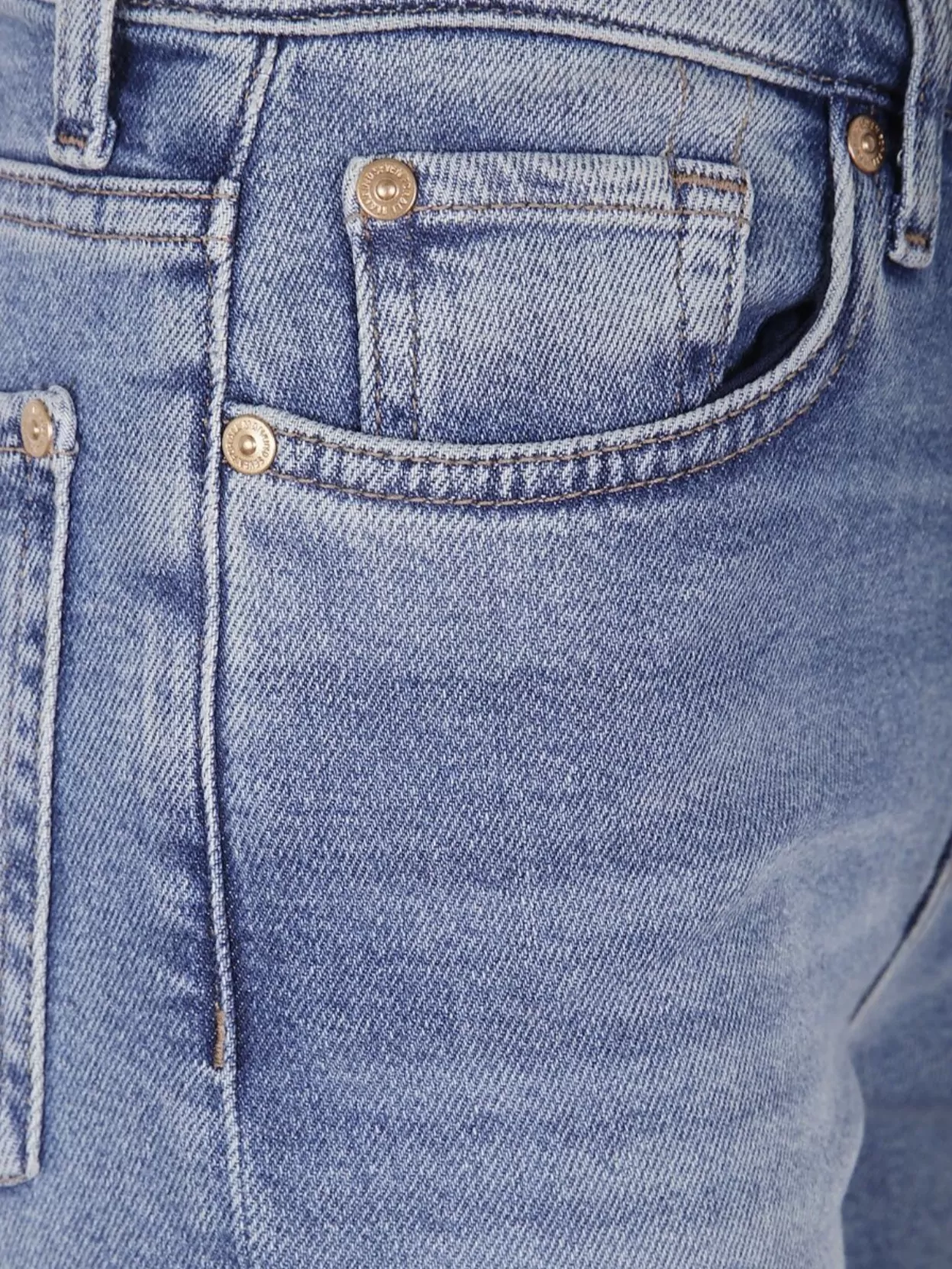 7 For All Mankind "Curvilinear" Radar Trousers Raw Cut