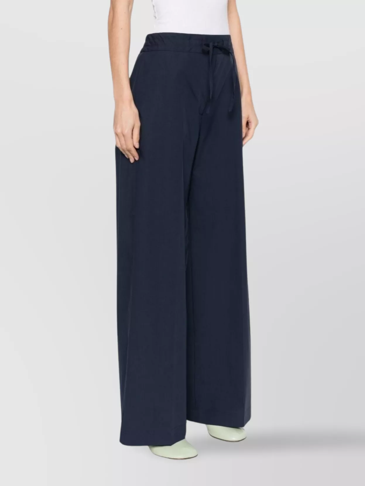 Parosh Cotton Wide-Leg Trousers